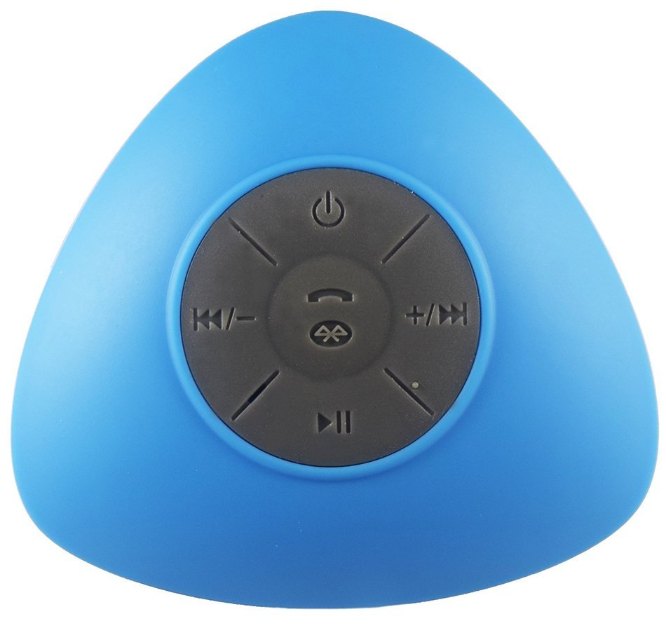Triangle Mini Wireless Waterproof Bluetooth Shower Speaker Hands Free Speaker for iPhone/iPad/Cellphones - BLUE