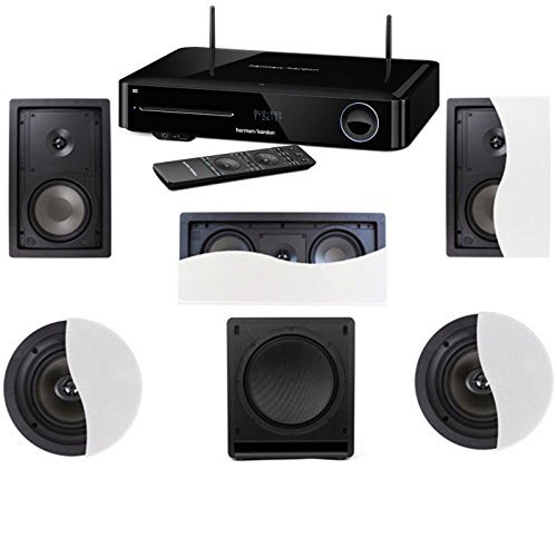 Klipsch R-2650-WII In-Wall System #7-HK BDS-580BQ 5.1 Channel 3D