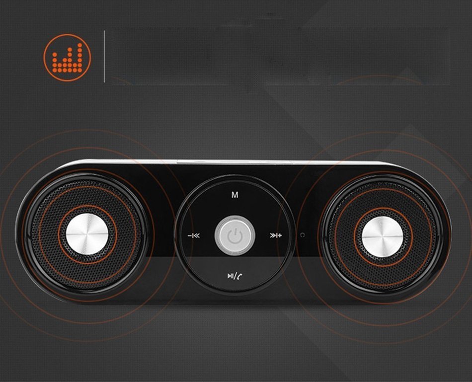 PowerLead Pspe PSP007 10W Portable Wireless Speakers Bluetooth Speakers Computer Speaker with Enhanced Bass Resonator N20