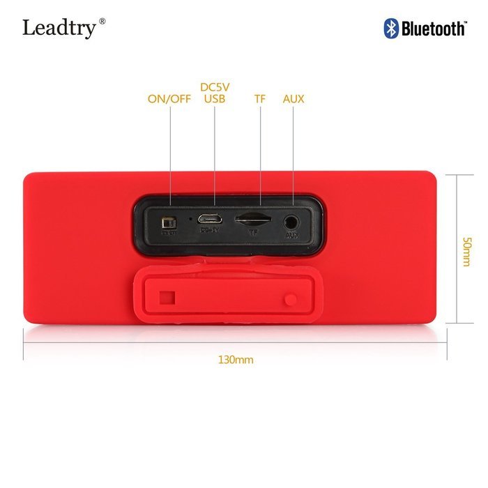 LeadTry&reg; Wireless Bluetooth Water Resistant Shower Speaker IPX6 Waterproof Portable Speakerphone with Built-in... N2