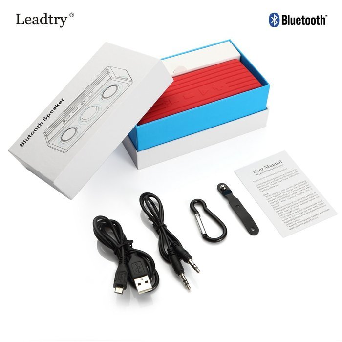 LeadTry&reg; Wireless Bluetooth Water Resistant Shower Speaker IPX6 Waterproof Portable Speakerphone with Built-in... N5