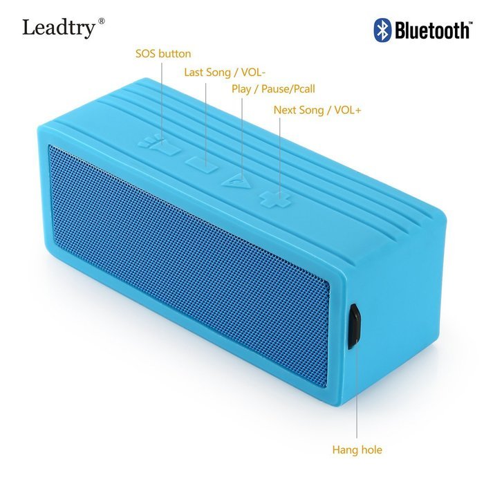 LeadTry® Wireless Bluetooth Water Resistant Shower Speaker IPX6 ...