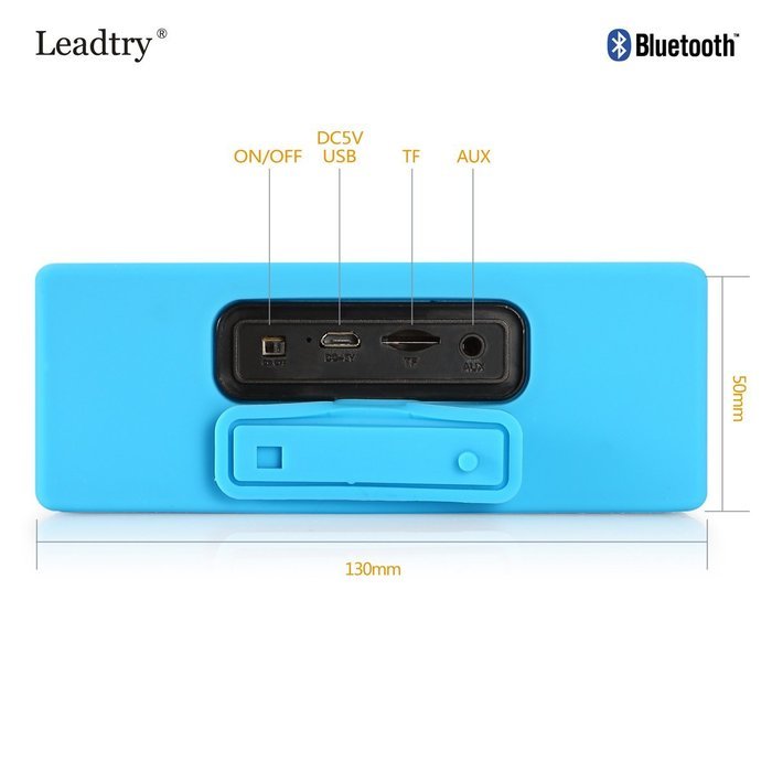 LeadTry&reg; Wireless Bluetooth Water Resistant Shower Speaker IPX6 Waterproof Portable Speakerphone with Built-in... N8