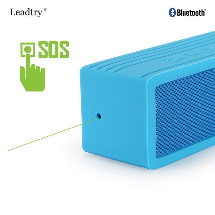LeadTry&reg; Wireless Bluetooth Water Resistant Shower Speaker IPX6 Waterproof Portable Speakerphone with Built-in... N9