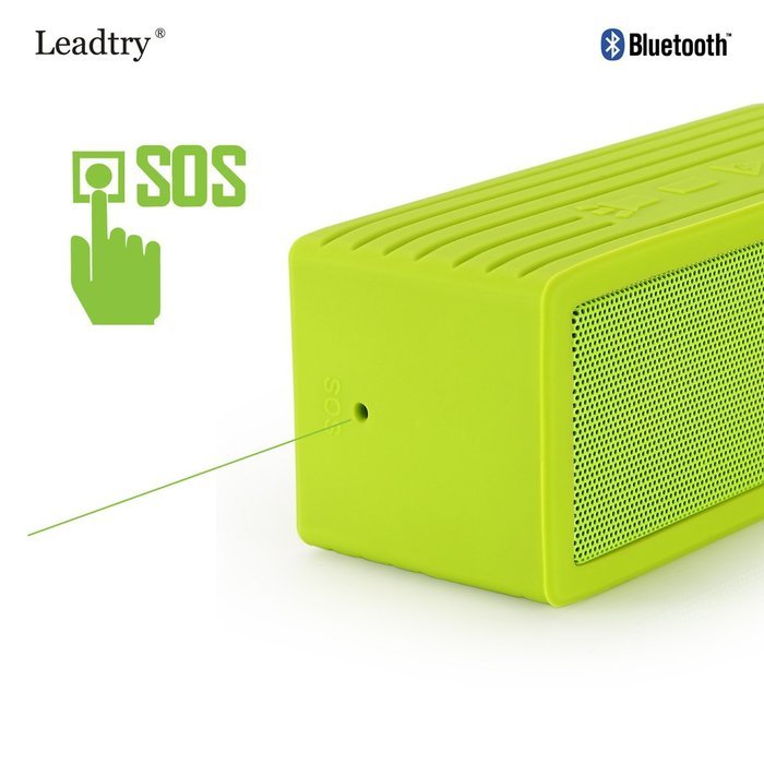LeadTry&reg; Wireless Bluetooth Water Resistant Shower Speaker IPX6 Waterproof Portable Speakerphone with Built-in... N15