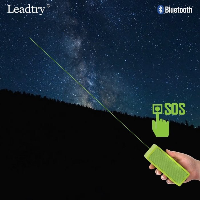 LeadTry&reg; Wireless Bluetooth Water Resistant Shower Speaker IPX6 Waterproof Portable Speakerphone with Built-in... N16