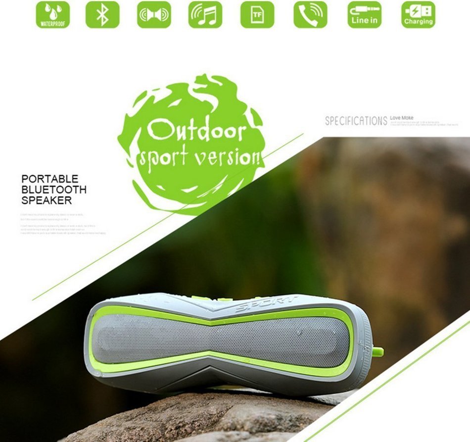 Hifi Wireless Bluetooth Speaker - Ephvan Rugged IPX7 Waterproof Dustproof Shockproof Portable Outdoor Bluetooth... N5