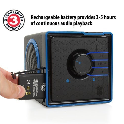 GOgroove SonaVERSE BX Rechargeable Portable 3.5mm Stereo Speaker PC, Computer, Hardware N2
