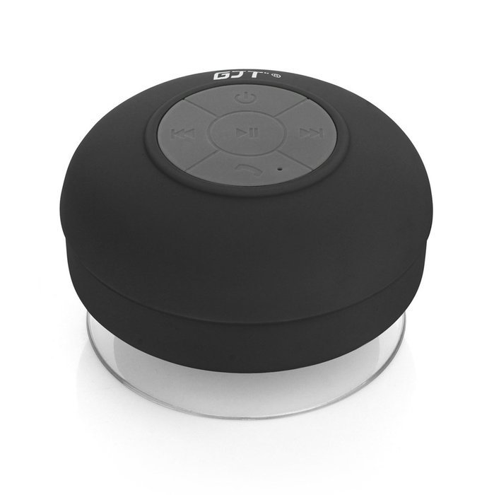 GJT Wireless Bluetooth Waterproof Portable Shower Speaker 3.0 with Built-in Mic and Suction Cup - Blue N48