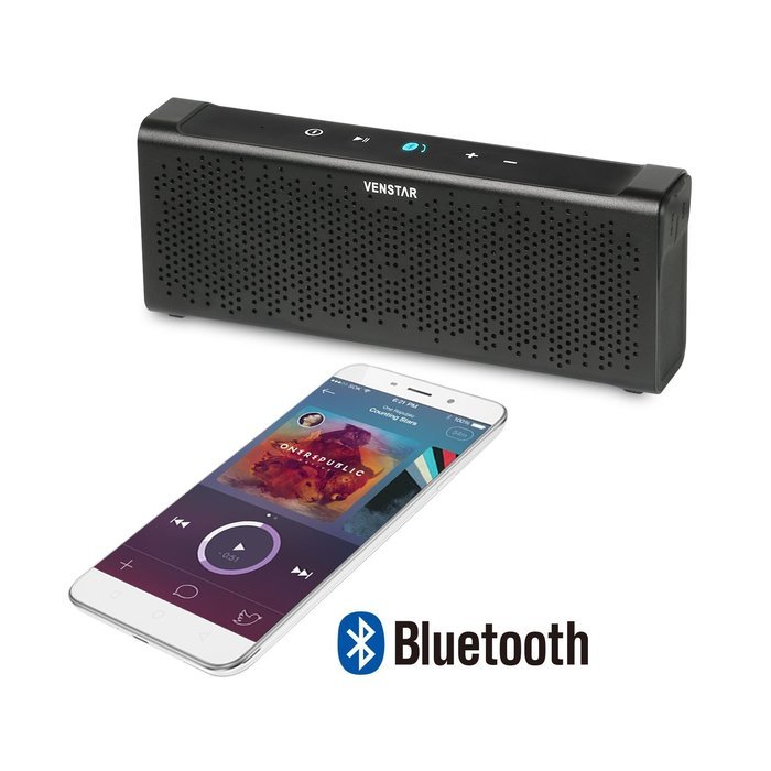 Venstar Waterproof Wireless Bluetooth 4.0 Speaker, Aluminum Portable Stereo Speaker, 1800mAH Battery Built-in... N3