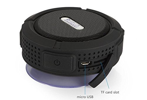 Portable Wireless Stereo Speaker for Shower/Outdoor, Compatible for iPhone/ IPad and Android Series with Built-in... N2