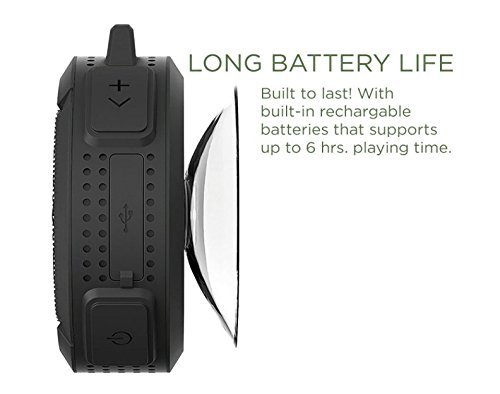 Portable Wireless Stereo Speaker for Shower/Outdoor, Compatible for iPhone/ IPad and Android Series with Built-in... N4