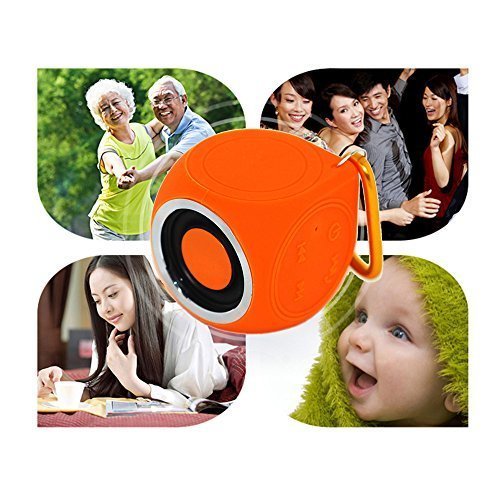 CHUKCHI Portable 100% Waterproof (IP67) Mini Cube Loud Bluetooth 4.0 Speaker by Pantheon Wireless, With Built-in... N3