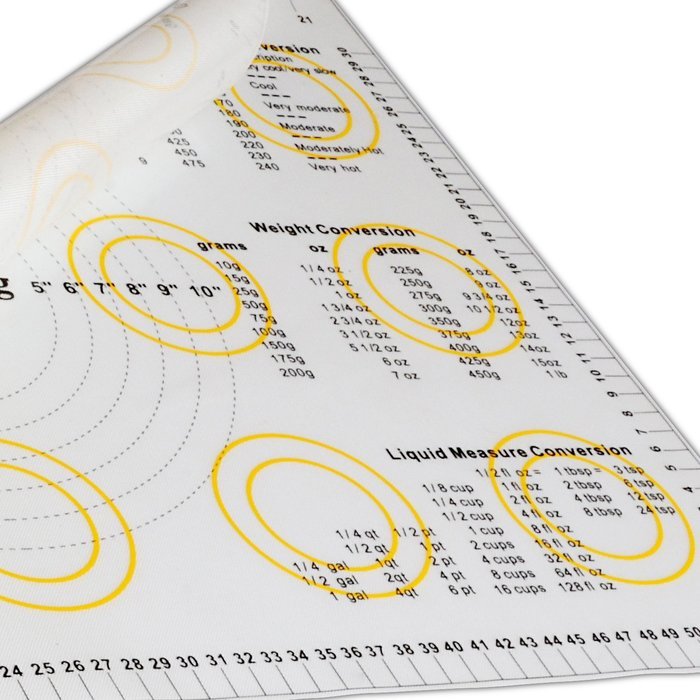 iNeibo Silicone Pastry Mat - 2 Size Available (Pastry Mat (Large) N2