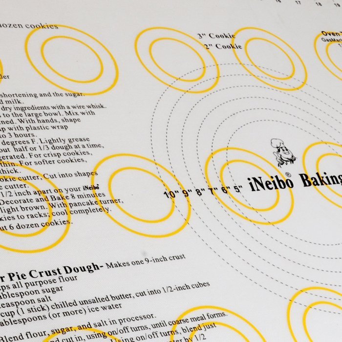 iNeibo Silicone Pastry Mat - 2 Size Available (Pastry Mat (Large) N13