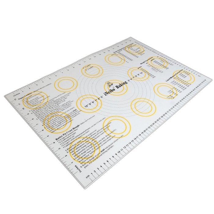 iNeibo Silicone Pastry Mat - 2 Size Available (Pastry Mat (Large) N14