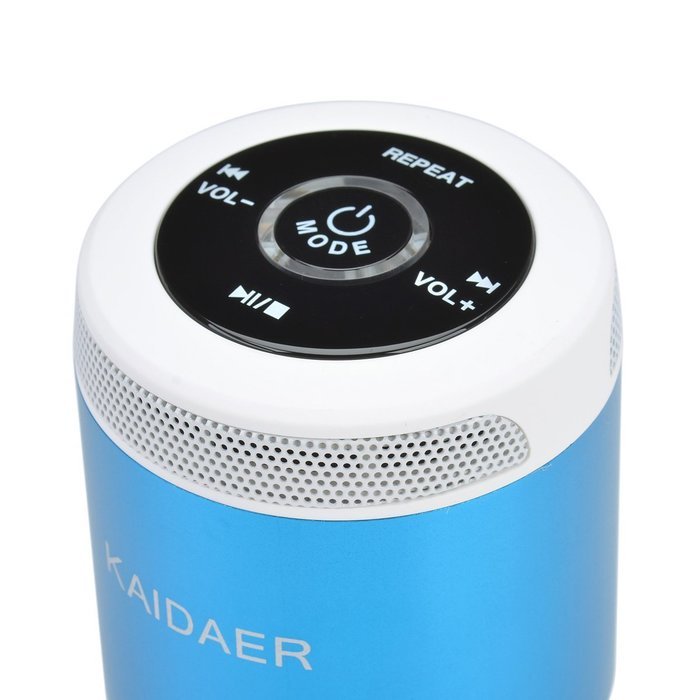 KD-MN02 Multi-functional Super Mini Audio Speaker Amplifier with TF/ USB Slot for PC Mobile Phone MP3 Player Blue N3