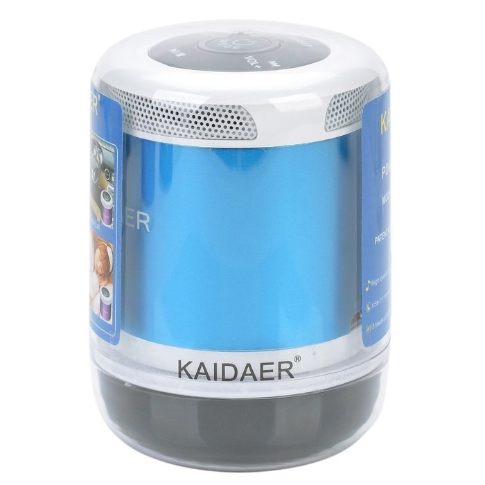 KD-MN02 Multi-functional Super Mini Audio Speaker Amplifier with TF/ USB Slot for PC Mobile Phone MP3 Player Blue N5
