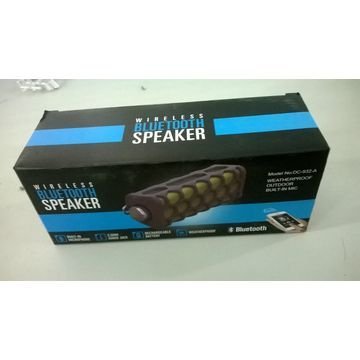 Bluetooth,Waterproof Indoor/ Outdoor Wireless Bluetooth Speakers, Built-In Microphone (Black/Orange) Rechargeable... N6