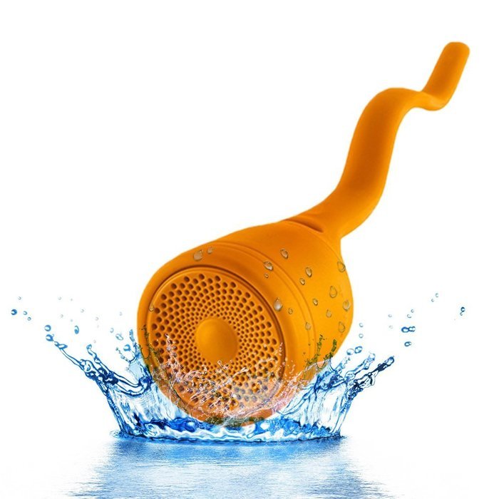 Bluetooth 4.0 Speakers Foldable Tadpole-shape Hook Suction Cup Sucker Mini HIFI Stereo Outdoor Travel Shower Bath...