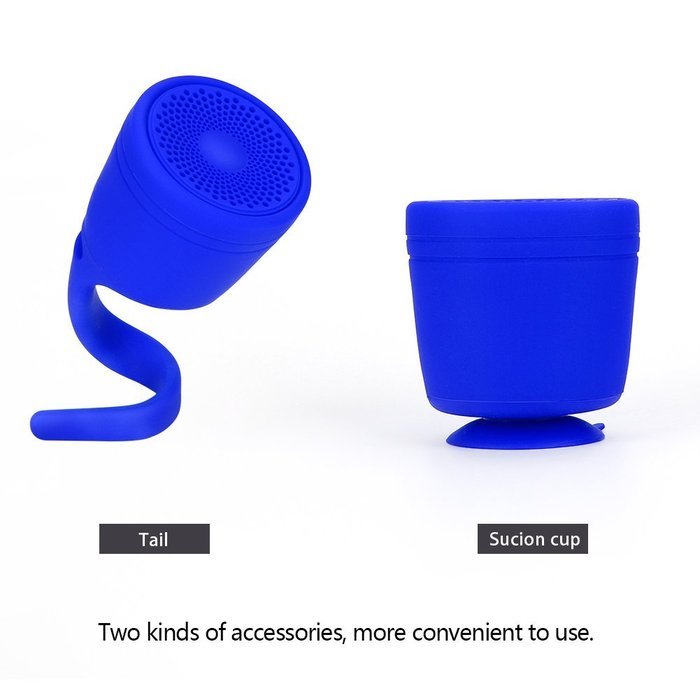 Bluetooth 4.0 Speakers Foldable Tadpole-shape Hook Suction Cup Sucker Mini HIFI Stereo Outdoor Travel Shower Bath... N20
