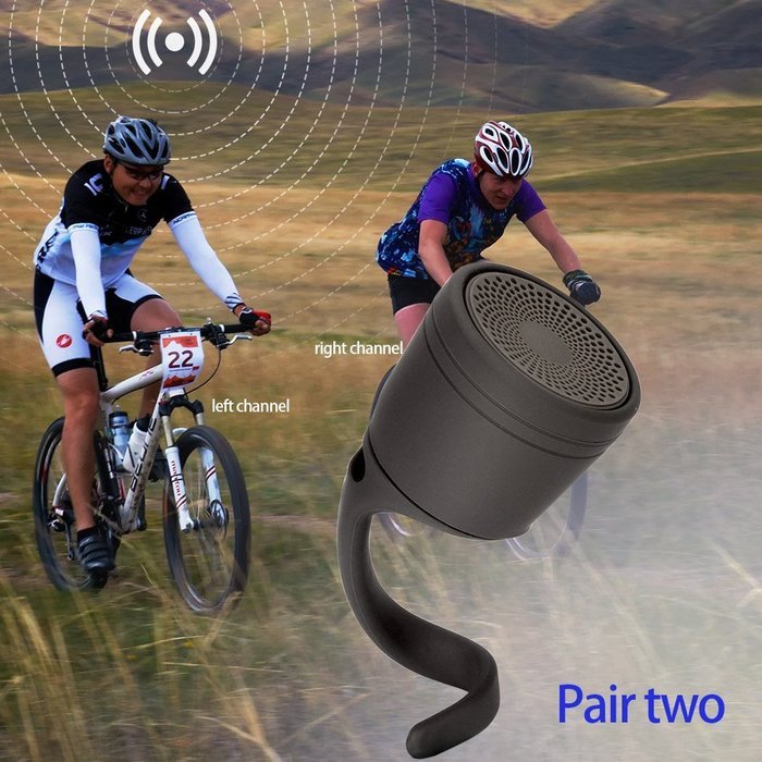 Bluetooth 4.0 Speakers Foldable Tadpole-shape Hook Suction Cup Sucker Mini HIFI Stereo Outdoor Travel Shower Bath... N36