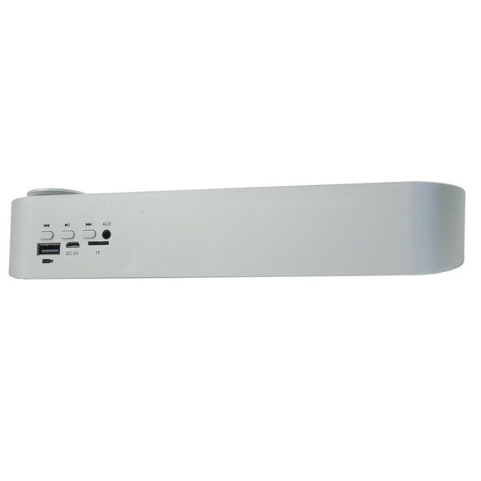 Portable Bluetooth Speaker, SORKER Slim 4 in 1 wireless speaker with adjustable EQ - Silver N5