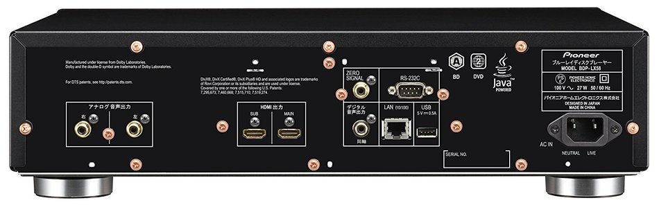 Pioneer Blu-ray Disc Player BDP-LX58 N2