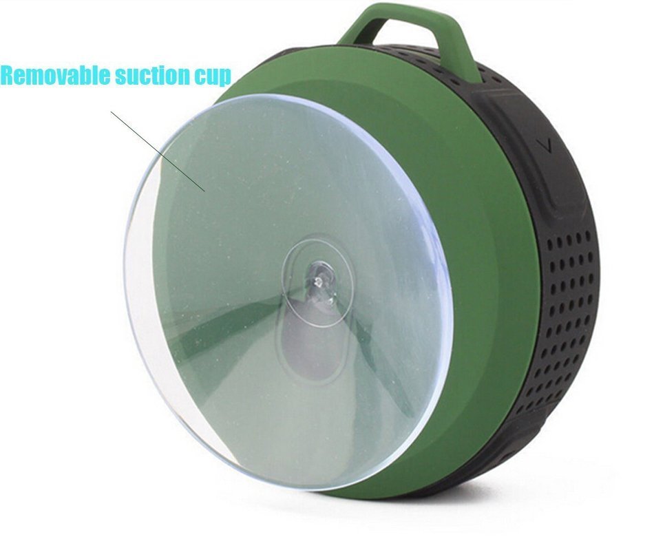 Inamax Wireless Bluetooth Waterproof Outdoor & Shower Speaker, Hands-Free Portable Speakerphone w / Hi-Fi Output... N3