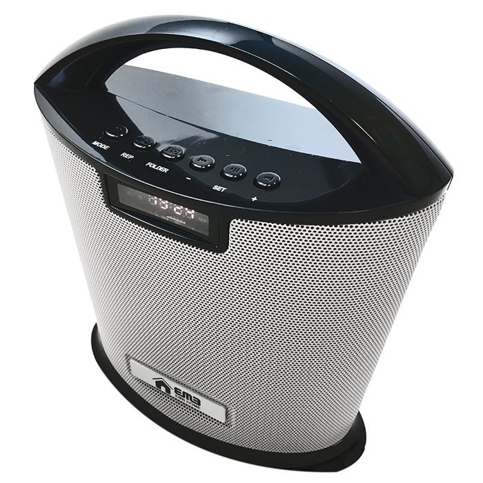 EMB Professional EURO8 Rechargeable Portable Bluetooth High-Definition Super Loud Boombox Speaker System w/ SD... N12