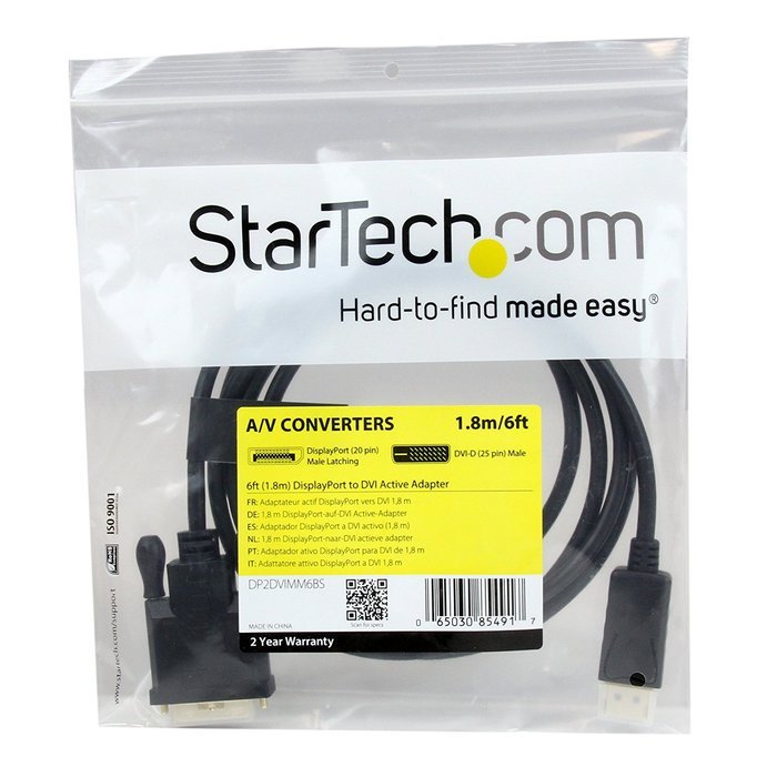 StarTech.com DP2HDMI2 DisplayPort to HDMI Video Adapter Converter N29