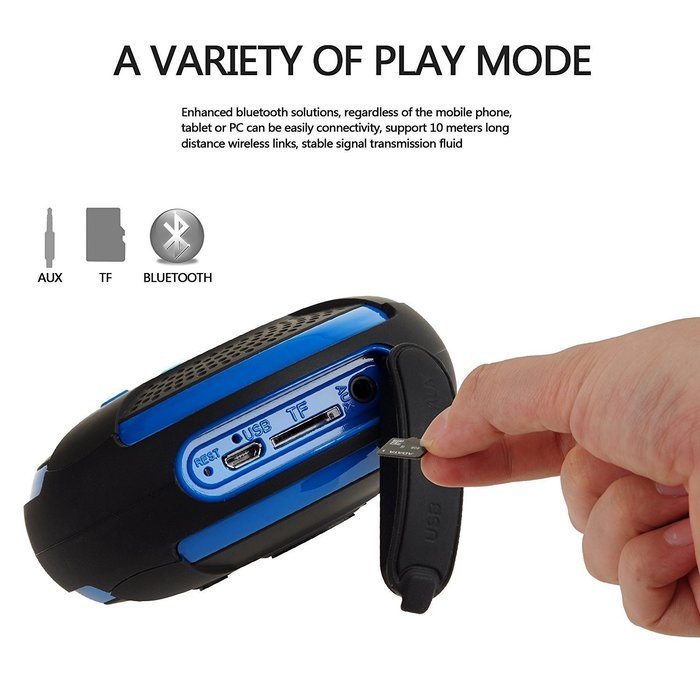 Wireless Bluetooth Waterproof Outdoor Speaker, Ailina 5W Water Resistant Shockproof Dustproof Outdoor Travel Portable... N2