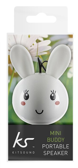 KitSound Mini Buddy Universal Speaker with 3.5mm Jack Compatible with Smartphones, Tablets and MP3 Devices - Pug N11