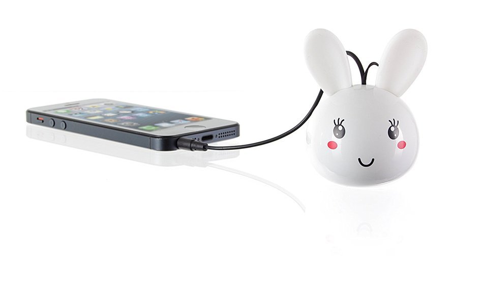 KitSound Mini Buddy Universal Speaker with 3.5mm Jack Compatible with Smartphones, Tablets and MP3 Devices - Pug N14