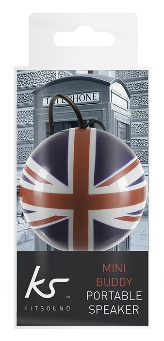 KitSound Mini Buddy Universal Speaker with 3.5mm Jack Compatible with Smartphones, Tablets and MP3 Devices - Pug N19