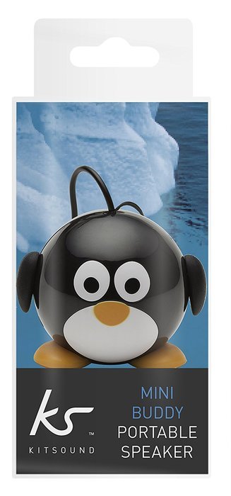 KitSound Mini Buddy Universal Speaker with 3.5mm Jack Compatible with Smartphones, Tablets and MP3 Devices - Pug N39