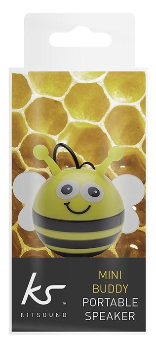 KitSound Mini Buddy Universal Speaker with 3.5mm Jack Compatible with Smartphones, Tablets and MP3 Devices - Pug N51