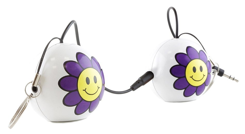 KitSound Mini Buddy Universal Speaker with 3.5mm Jack Compatible with Smartphones, Tablets and MP3 Devices - Pug N60