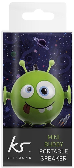 KitSound Mini Buddy Universal Speaker with 3.5mm Jack Compatible with Smartphones, Tablets and MP3 Devices - Pug N67