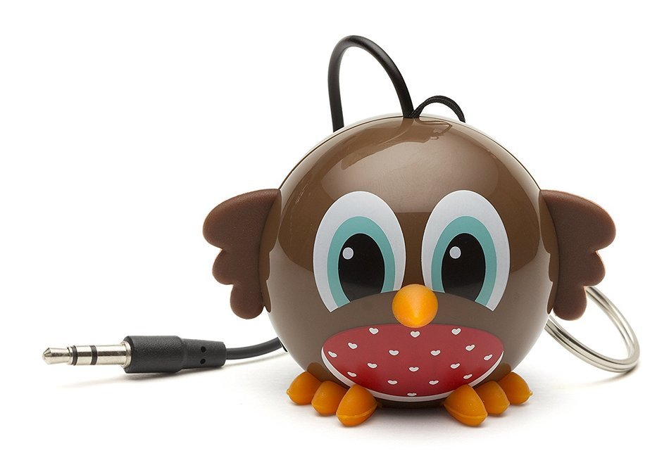 KitSound Mini Buddy Universal Speaker with 3.5mm Jack Compatible with Smartphones, Tablets and MP3 Devices - Pug N73