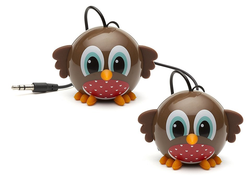 KitSound Mini Buddy Universal Speaker with 3.5mm Jack Compatible with Smartphones, Tablets and MP3 Devices - Pug N76