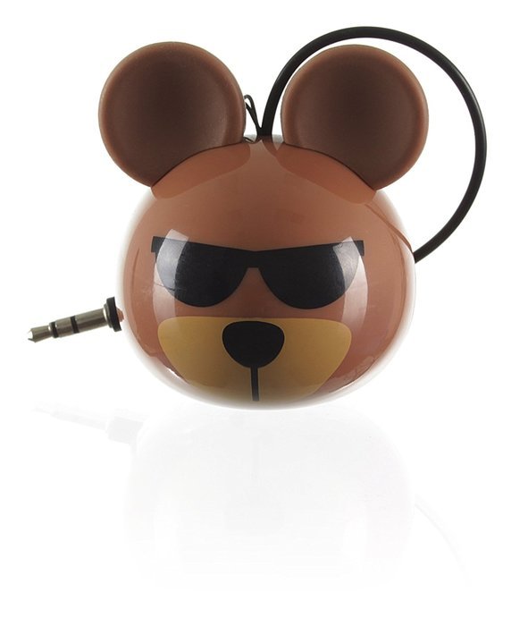 KitSound Mini Buddy Universal Speaker with 3.5mm Jack Compatible with Smartphones, Tablets and MP3 Devices - Pug N83