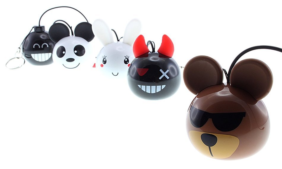 KitSound Mini Buddy Universal Speaker with 3.5mm Jack Compatible with Smartphones, Tablets and MP3 Devices - Pug N86