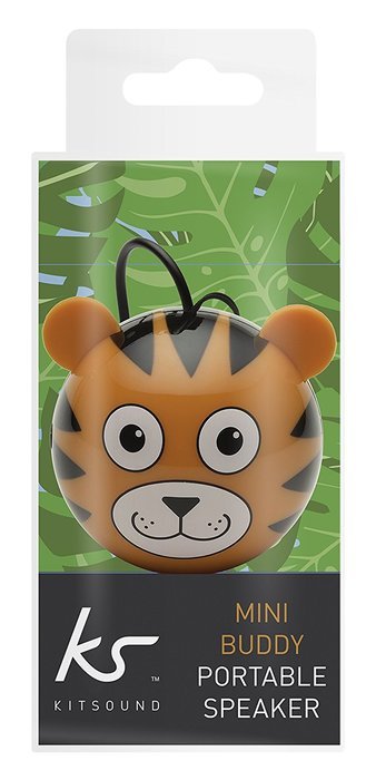 KitSound Mini Buddy Universal Speaker with 3.5mm Jack Compatible with Smartphones, Tablets and MP3 Devices - Pug N91
