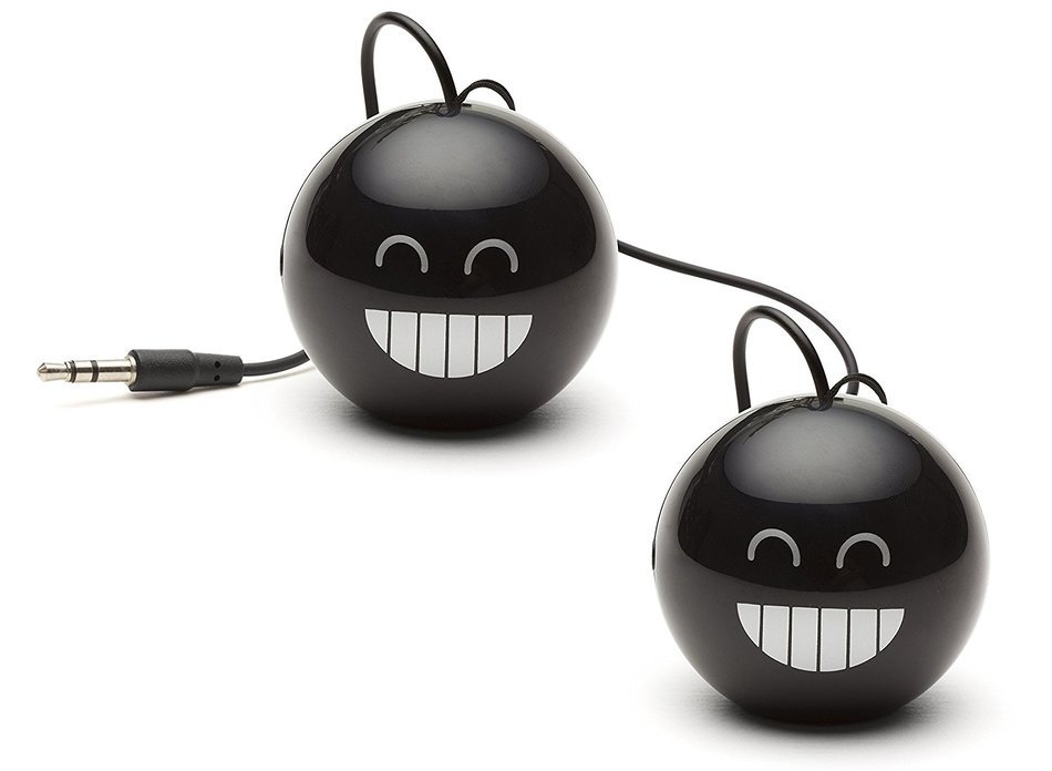 KitSound Mini Buddy Universal Speaker with 3.5mm Jack Compatible with Smartphones, Tablets and MP3 Devices - Pug N95