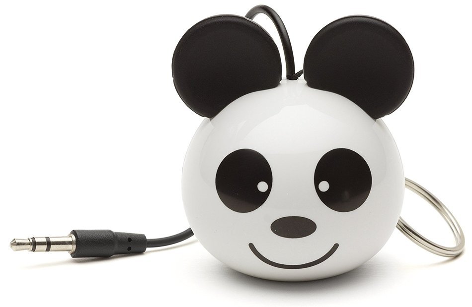 KitSound Mini Buddy Universal Speaker with 3.5mm Jack Compatible with Smartphones, Tablets and MP3 Devices - Pug N97