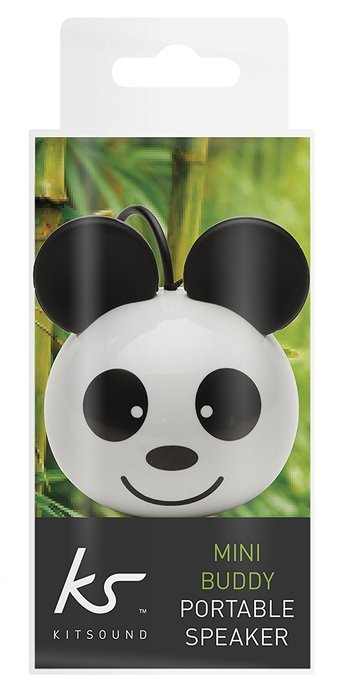 KitSound Mini Buddy Universal Speaker with 3.5mm Jack Compatible with Smartphones, Tablets and MP3 Devices - Pug N101