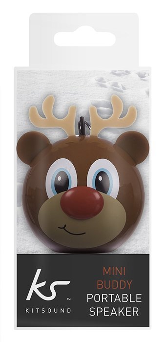 KitSound Mini Buddy Universal Speaker with 3.5mm Jack Compatible with Smartphones, Tablets and MP3 Devices - Pug N106