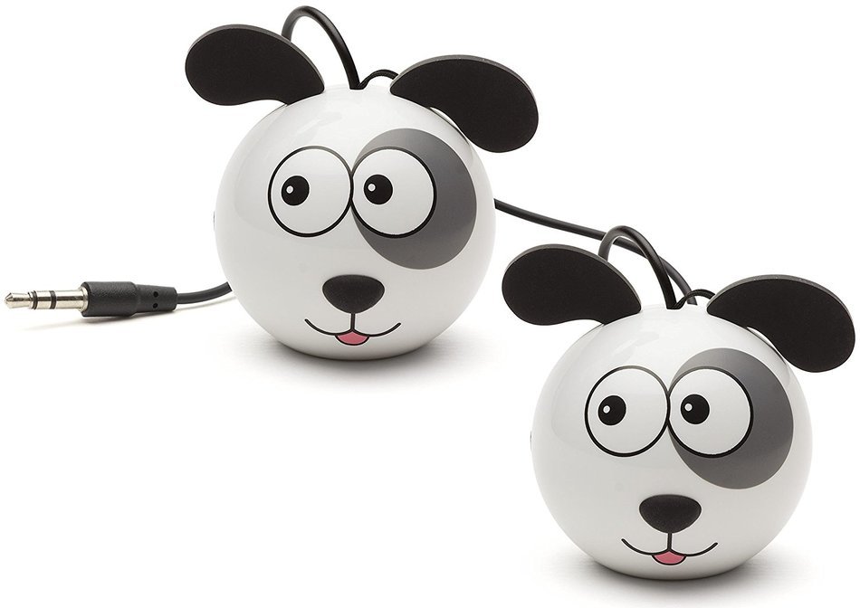 KitSound Mini Buddy Universal Speaker with 3.5mm Jack Compatible with Smartphones, Tablets and MP3 Devices - Pug N110