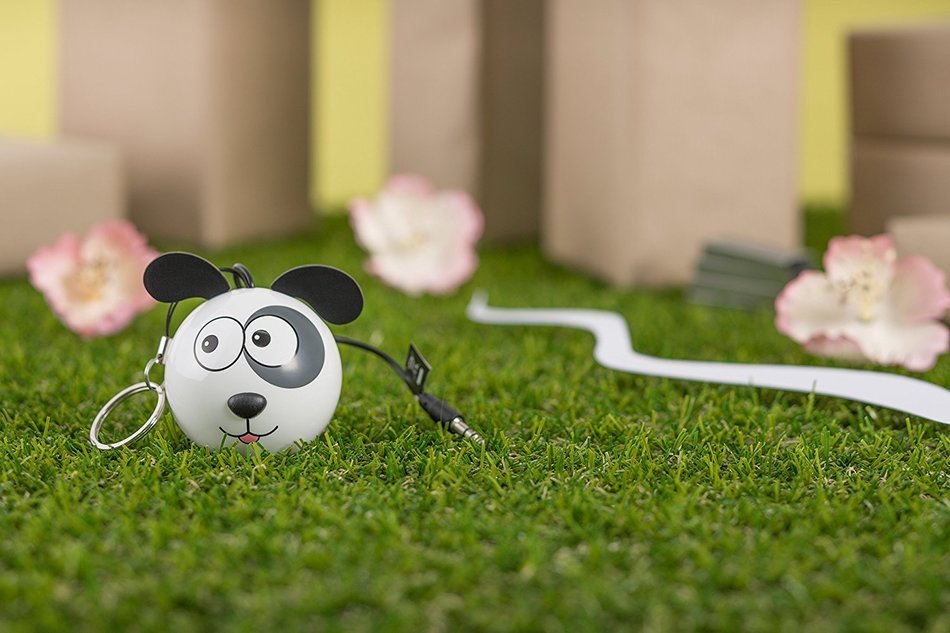 KitSound Mini Buddy Universal Speaker with 3.5mm Jack Compatible with Smartphones, Tablets and MP3 Devices - Pug N111